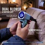 مینی جارو و دمنده شارژی چندکاره از برند Powerology مدل Drift Handheld Turbo Fan (شماره مدل: PWMY96005
