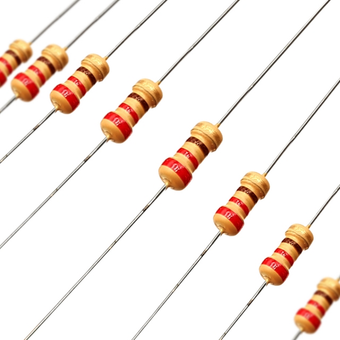 مقاومت 220اهم 1/4 وات 5درصد ( پک 50 عددی )