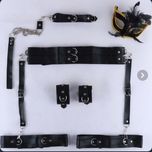 گارتر چرم دستبند دار