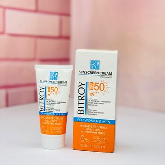 ضدآفتاب بیتروی بی رنگ پوست چرب و مختلط