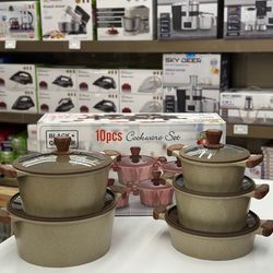 سرویس قابلمه 10پارچه بلک کوکر Black and cooker مدل گرد