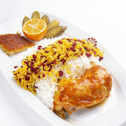 زرشک پلو با مرغ