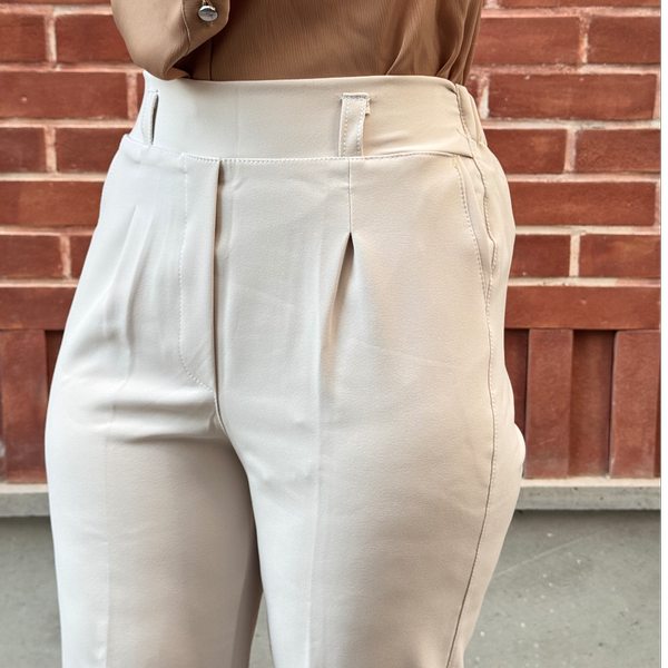 شلوار مام پاکتی استخوانی