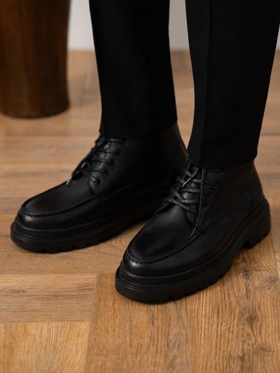 بوت چرم طبیعی کدsho233