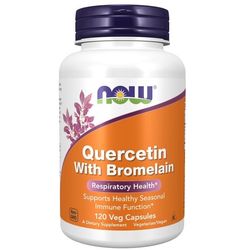 کوئرستین و بروملین ناو 120 عدد NOW Quercetin with Bromelain