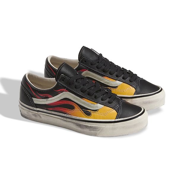 ونس اولد اسکول فلیم ارشیو مشکی/Vans Old Skool LX Black Archive Flame