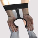 جوراب فاق باز شیشه ای