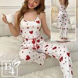 تاپ و‌شلوار کبریتی قلبی