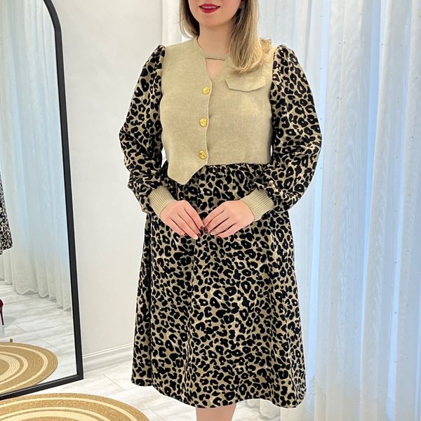 پیراهن وِستدار پلنگی