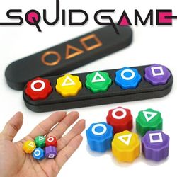 بازی فکری گونگی (مهره تو پر و سنگین) طرح اسکویید گیم Squid Game