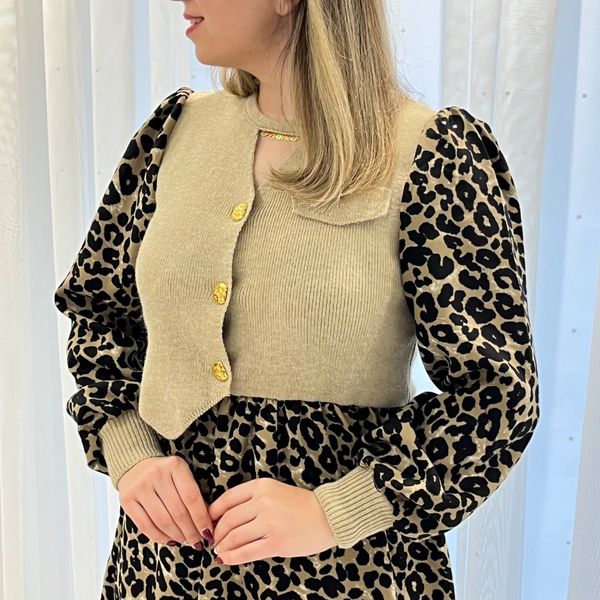 پیراهن وِستدار پلنگی