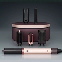 سشوار برس دار حالت دهنده مو مدل Airwrap HS09 Pink دایسون اصل اورجینال