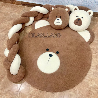 فرشینه تدی اندام شیری سایز 130