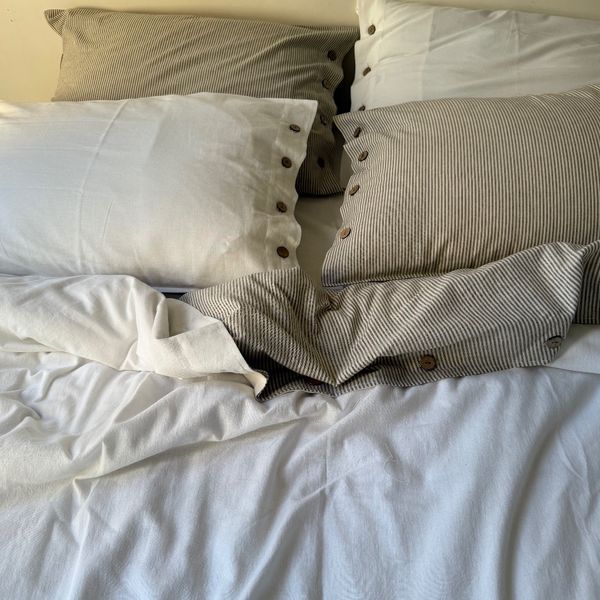 ست لینن  کرم پسته