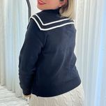 کاردیگن یقه ملوانی پاپیونی