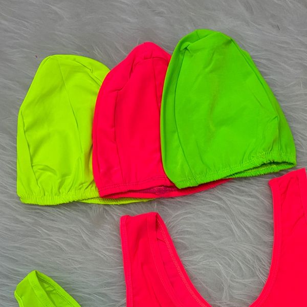 مایو کلاه دار تینیجری شبرنگ دخترانه