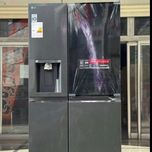 قبل خرید تماس بگیرید یخچال ساید بای ساید ال جی مدل X287 دودی اینستاویو GCX-287TVB