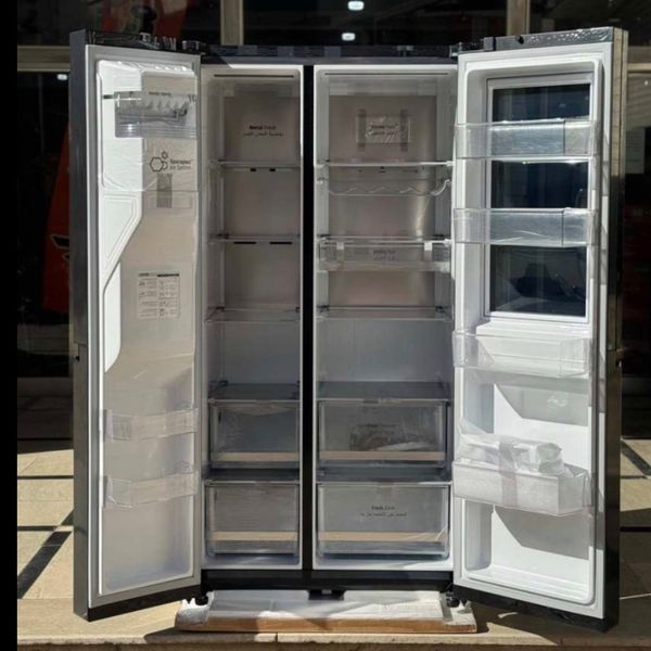 قبل خرید تماس بگیرید یخچال ساید بای ساید ال جی مدل X287 دودی اینستاویو GCX-287TVB