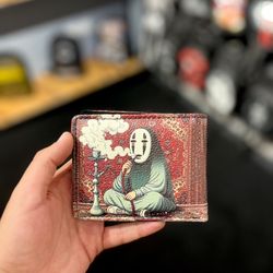 کیف‌ پول چرم چاپی Spirited Away