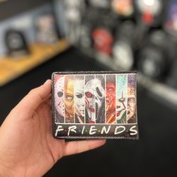 کیف پول چرم چاپی Friends