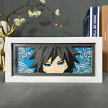 تابلو لایت باکس انیمه ای گیو تومیوکا دمون اسلیر | Giyu Tomioka Anime Light Box