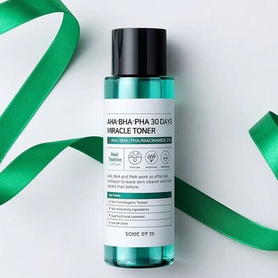 تونر ضد جوش و آبرسان 30 روزه میراکل سام بای می Some By Mi AHA BHA PHA 30 Days Miracle Toner