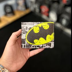 کیف پول چرم چاپی Batman