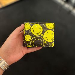 کیف پول‌چرم چاپی Nirvana