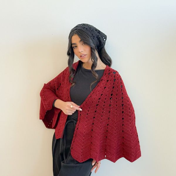 اشارپ دستبافت زنانه شاهو مدل Velora