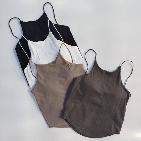 کراپ تاپ کاپ دار بند باریک