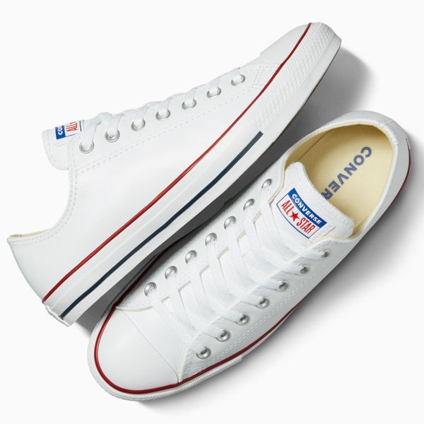 کفش کانورس کلاسیک چرم سفید/converse classic 103771c