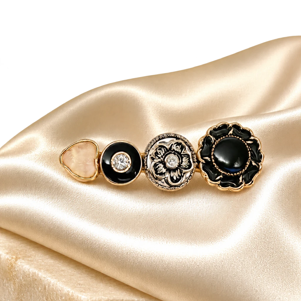گیره مو انبری گل شب برجسته