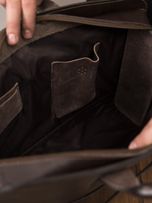 کیف قهوه ای اداری چرم کدb185