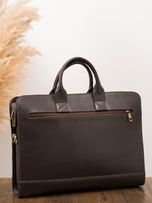کیف قهوه ای اداری چرم کدb185