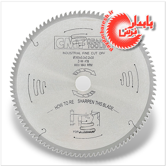 تیغه الماسه آلومینیوم بر CMT چینی قطر 300 میلیمتر و ضخامت 3 میلیمتر (96دندانه)(AL) PD080 CMT 300х3.2x30 Z=96