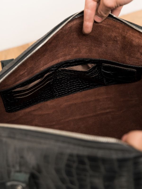 کیف Compact weekendچرم طبیعی b186