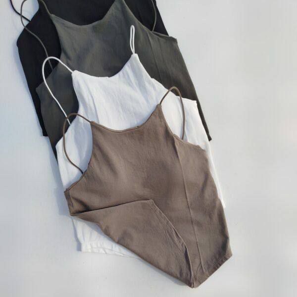 کراپ تاپ کاپ دار بند باریک