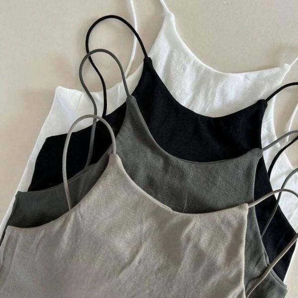 کراپ تاپ کاپ دار بند باریک