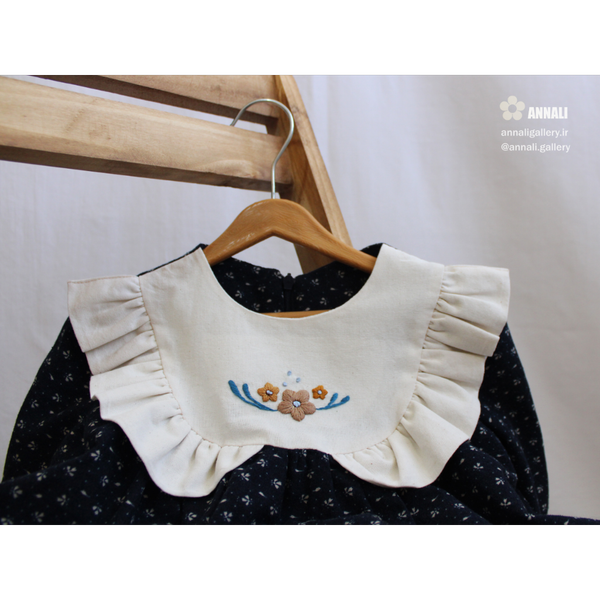 پیراهن دونه رنگ سرمه ای