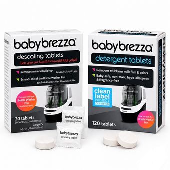 پک قرص شستشوی و رسوبگیر ماشین ظرف شویی بی بی برزا Baby Brezza
