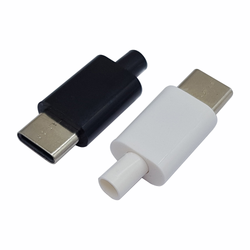 کانکتور USB MALE TYPE-C سر سیمی سفید