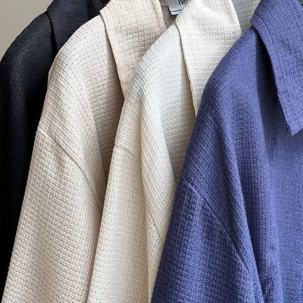 شومیز زنانه حصیری ژاکارد خنک جلو دکمه