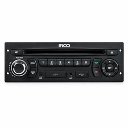 پخش خودرو فابریک 206 بلوتوثی اورجینال برند IKCO با پورت USB و AUX