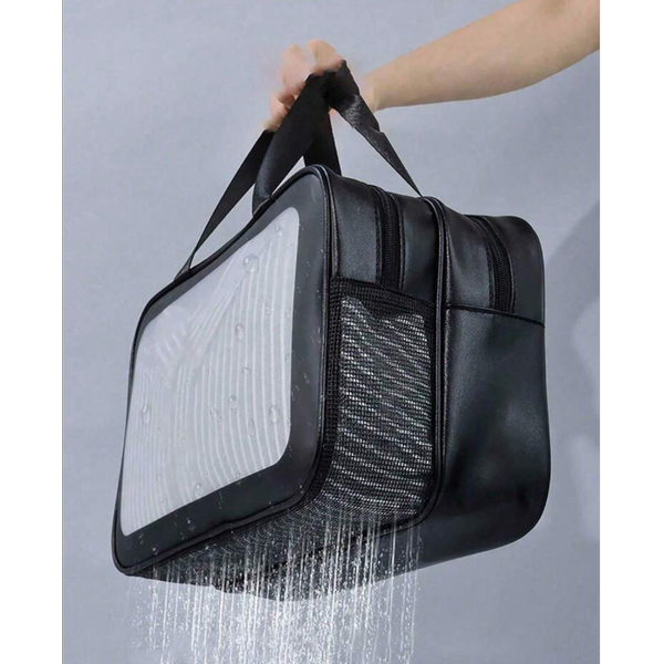 واش بگ ضدآب سایز بزرگ دو زیپ WaterProof Wash Bag Large Size