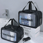 واش بگ ضدآب سایز بزرگ دو زیپ WaterProof Wash Bag Large Size