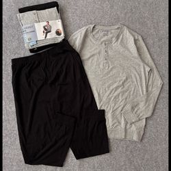 ست آستین بلندوشلوار راحتی مردانه لیورجی کدEU3315