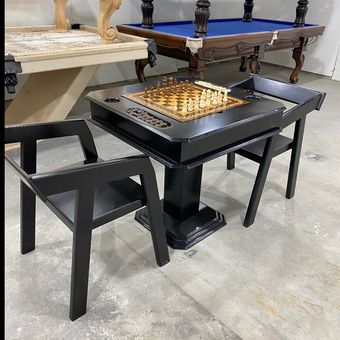 میز شطرنج و تخته نرد شش کاره