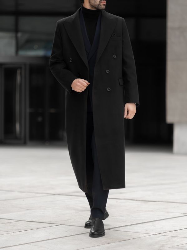 پالتو بلند مشکی کارلوتی کد o141