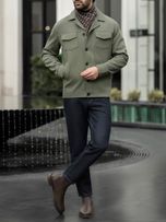 کت کتان سبز کارلوتی کد c240