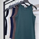 تاپ رکابی زنانه بیسیک کبریتی فری سایز برند ملانژ